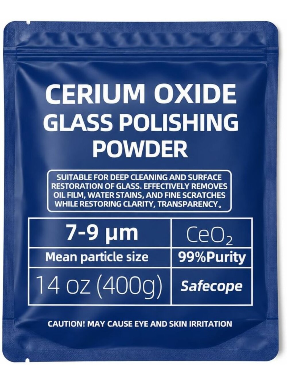 Cerium Oxide Glass Polishing Powder 14 oz - Removes Scratches, Water Spots